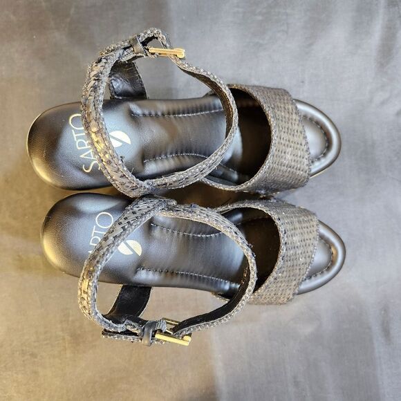 BRAND NEW FRANCO SARTO BLOCK HEEL OPEN-TOE SANDAL G1 - Picture 8 of 15